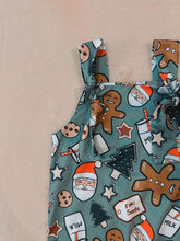 Carregar imagem no visualizador da galeria, Macacão Natalino Cookies & Santa 🎄🍪✨