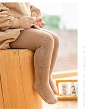 Carregar imagem no visualizador da galeria, Meia-Calça Infantil Canelada – Toque de Algodão