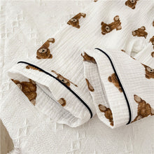 Carregar imagem no visualizador da galeria, Pijama de linho Ursinhos