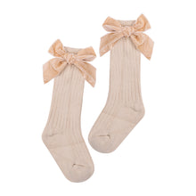 Carregar imagem no visualizador da galeria, Meia 3-4 com laço veludo