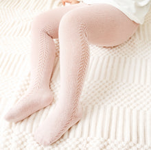 Carregar imagem no visualizador da galeria, Meia-Calça Infantil Canelada – Toque de Algodão