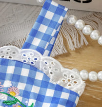 Carregar imagem no visualizador da galeria, Vestido xadrez azul