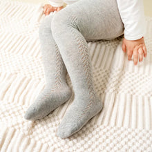 Carregar imagem no visualizador da galeria, Meia-Calça Infantil Canelada – Toque de Algodão