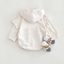 Carregar imagem no visualizador da galeria, Romper manga longa cereja com capuz