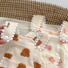 Carregar imagem no visualizador da galeria, Romper em linho ursinho removivel