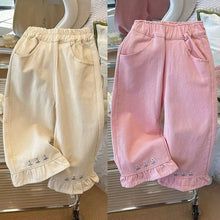 Carregar imagem no visualizador da galeria, Calça Infantil Bordado Floral