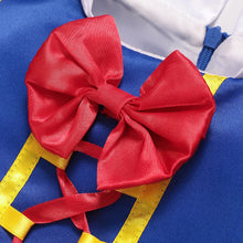 Carregar imagem no visualizador da galeria, Vestido Princesa Branca de Neve Infantil com Capa e Tiara