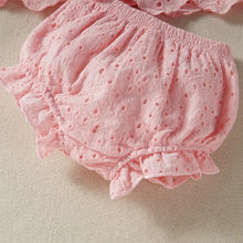 Carregar imagem no visualizador da galeria, Conjunto em Guipir Serena rosa