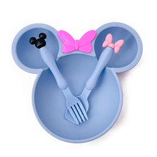 Carregar imagem no visualizador da galeria, Kit Infantil de Pratinho com Talheres