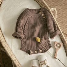 Carregar imagem no visualizador da galeria, Romper em trico unissex liso