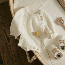 Carregar imagem no visualizador da galeria, Romper em trico unissex liso