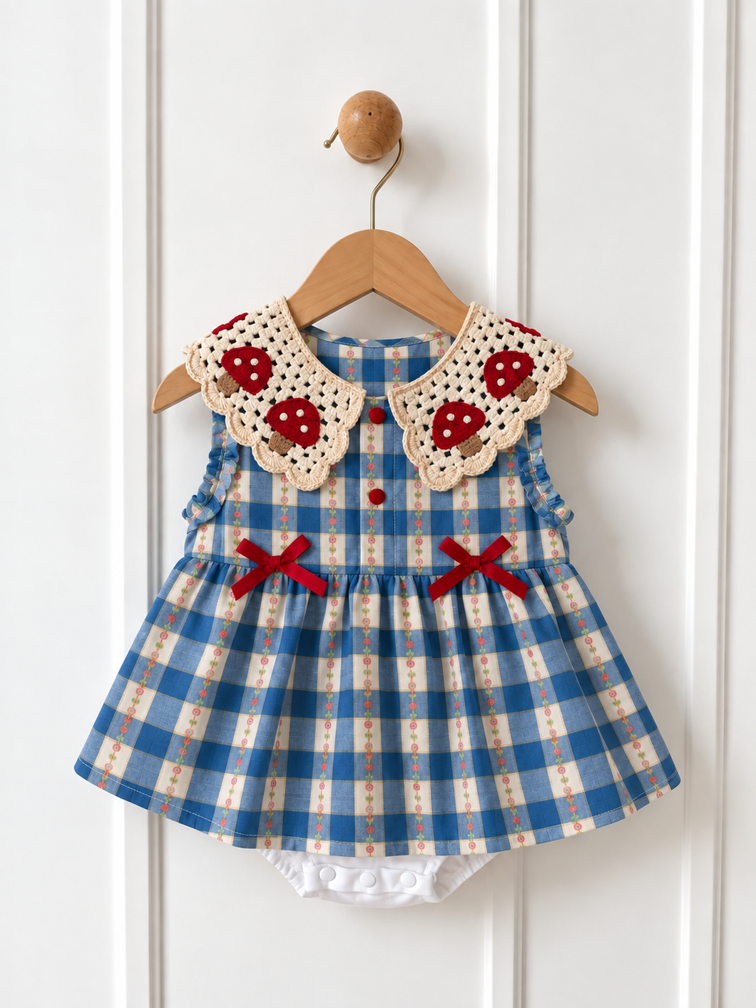 Romper Xadrez Cogumelo