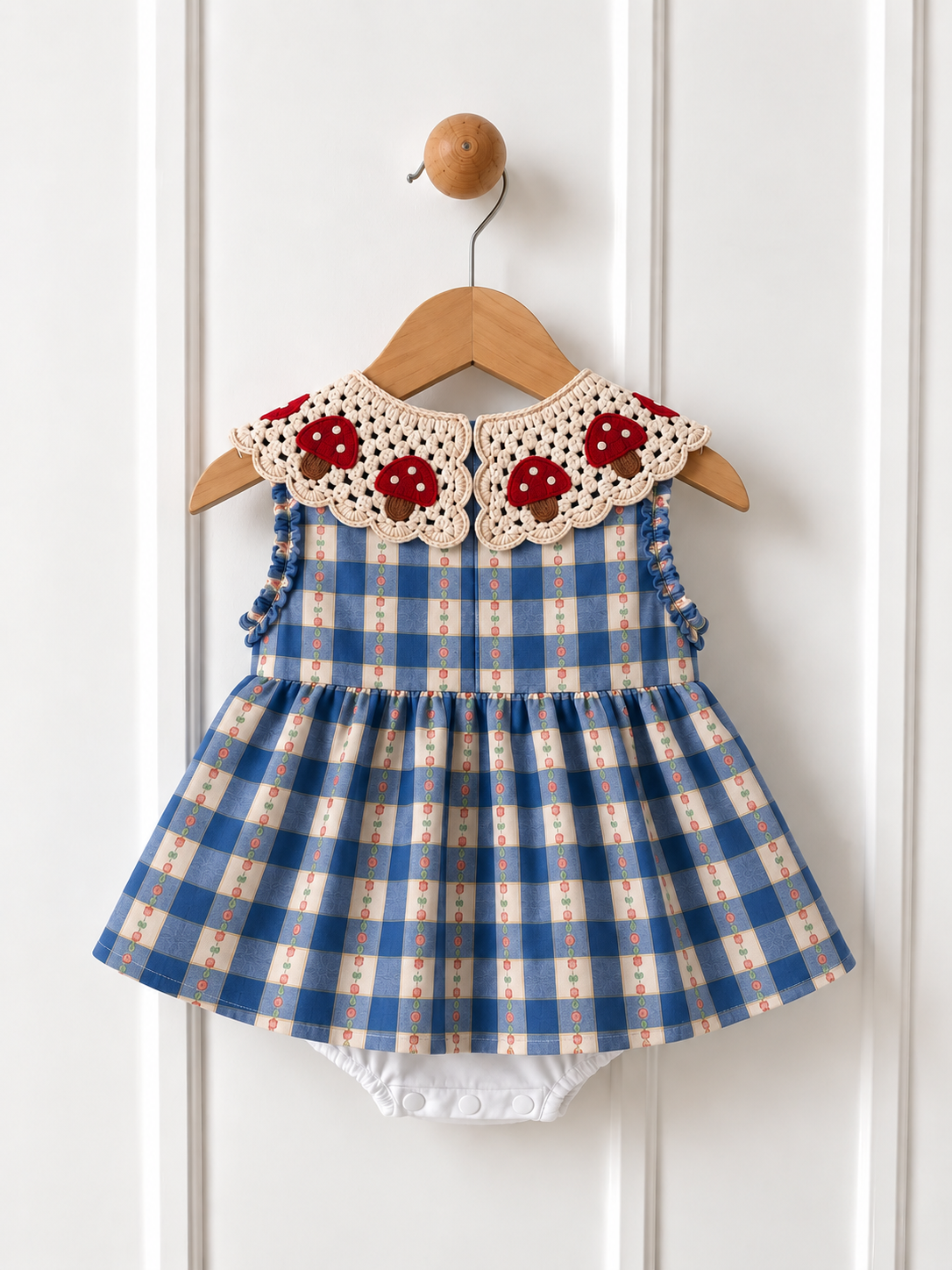 Romper Xadrez Cogumelo