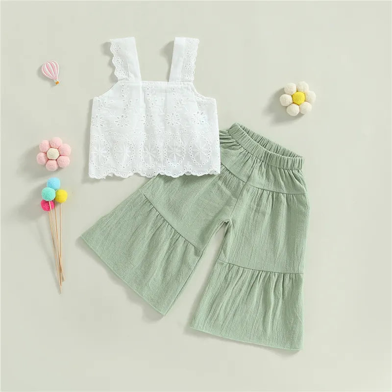 Conjunto Guipir e linho