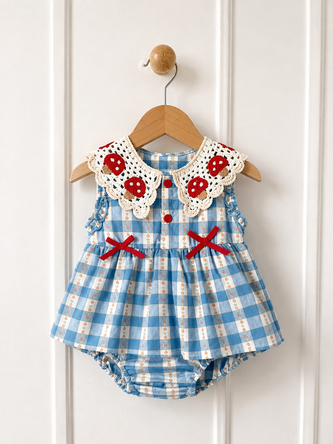 Romper Xadrez Cogumelo