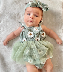 Romper Carolina verde