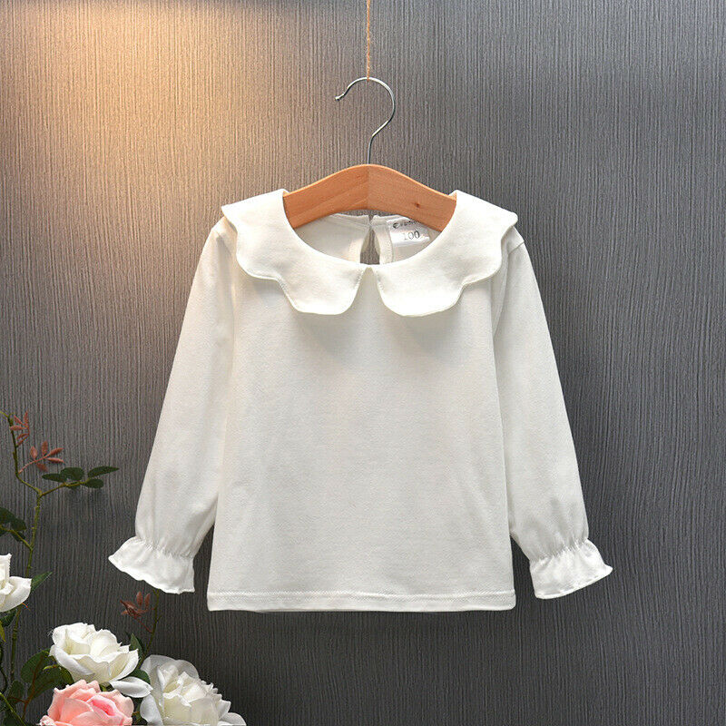 Camisa feminina com babado