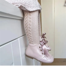 Carregar imagem no visualizador da galeria, Meia-Calça Infantil Canelada – Toque de Algodão
