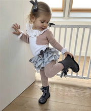 Carregar imagem no visualizador da galeria, Meia-Calça Infantil Canelada – Toque de Algodão
