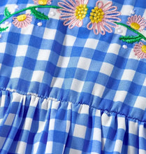 Carregar imagem no visualizador da galeria, Vestido xadrez azul
