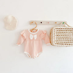 Macacão Princesa com Laço Bordado – Tricot