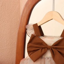 Carregar imagem no visualizador da galeria, 🤎 Vestido Laço Marrom Tie-Dye
