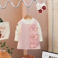 👑 Vestido de Princesa com Laços