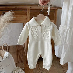 Macacão Infantil tricô elegante