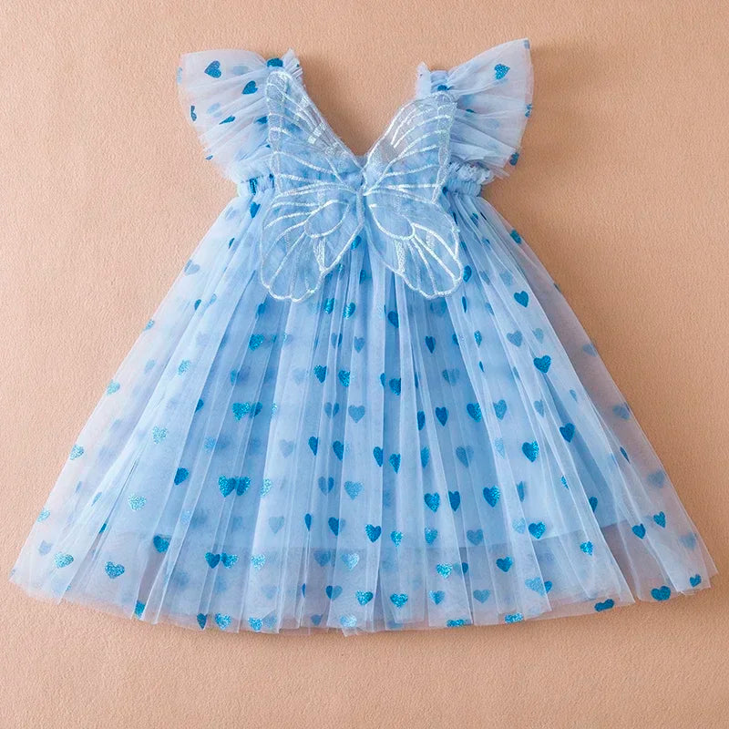 Vestido Corações asas