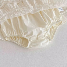 Carregar imagem no visualizador da galeria, Romper Vestido Amélia – Guipir com Babados
