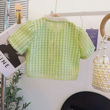 Carregar imagem no visualizador da galeria, Conjunto Infantil Verde Estilo Coreano – 2 Peças
