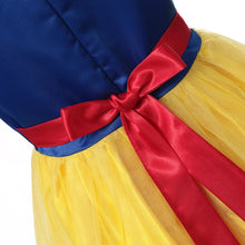 Carregar imagem no visualizador da galeria, Vestido Princesa Branca de Neve Infantil com Capa e Tiara
