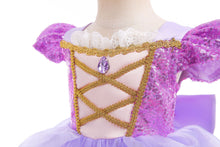 Carregar imagem no visualizador da galeria, Vestido Princesa Rapunzel Lilás Infantil ✨
