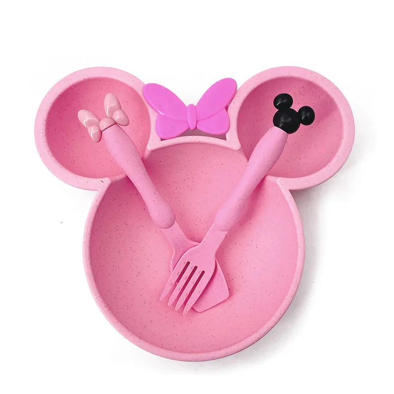 Kit Infantil de Pratinho com Talheres