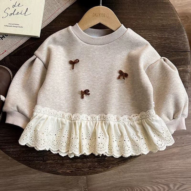 Blusa Infantil Babado Delicado