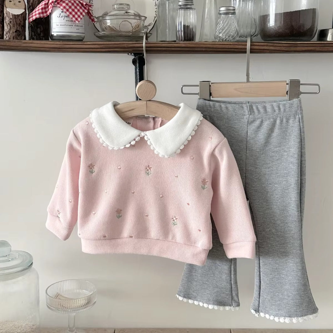 Conjunto Infantil Floral – Delicado e Elegante