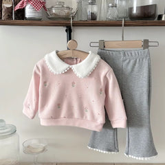 Conjunto Infantil Floral – Delicado e Elegante