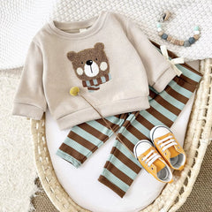 Conjunto Infantil Ursinho listrado