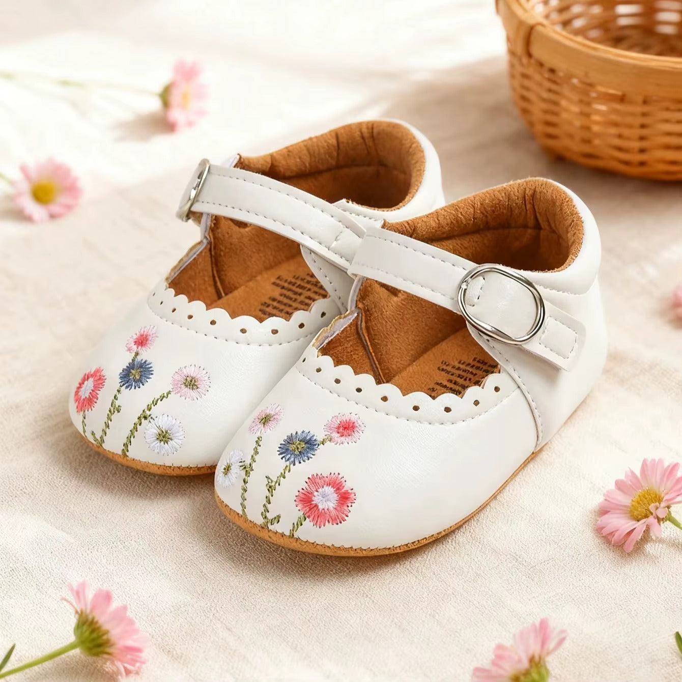 Sapatinho Princesa Floral – Primeiro Passinho