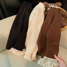 Carregar imagem no visualizador da galeria, Blusa Infantil Manga Longa com Renda

