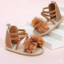 Carregar imagem no visualizador da galeria, Sandália Baby Flor de Tecido
